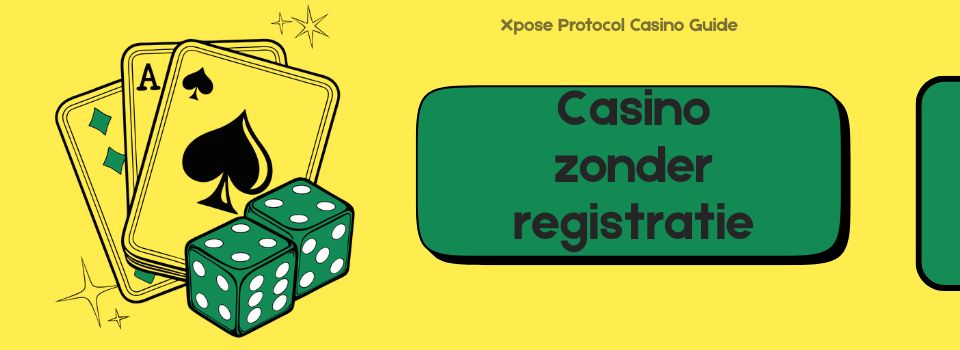 online casino’s zonder registratie